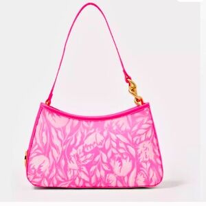 Lilly Pulitzer Tamara Pink Tulip to‎ Tango Rousseau Shoulder Bag